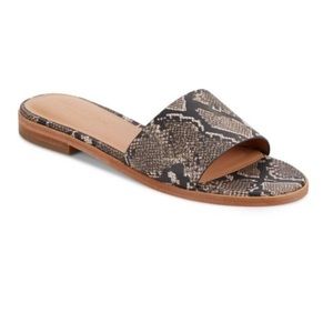 ❌Sold❌ Halston Snakeskin Embossed Leather Sandals